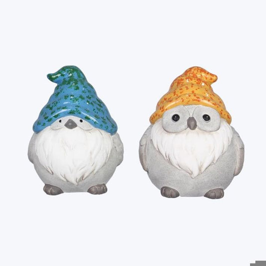 Ceramic Owl/Bird Gnome