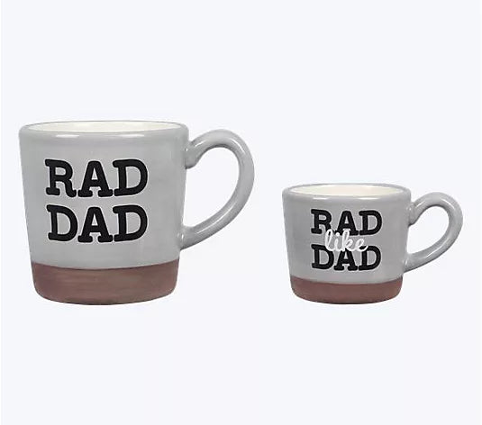Ceramic Dad & Kid Mug Gift Set