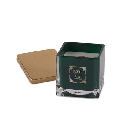 All Natural Beeswax Blend 6 oz Square Wood Wick Candle