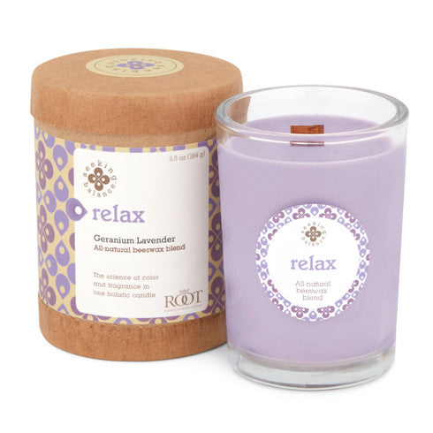 All Natural Beeswax Blend 6.5 oz Seeking Balance Spa Candle