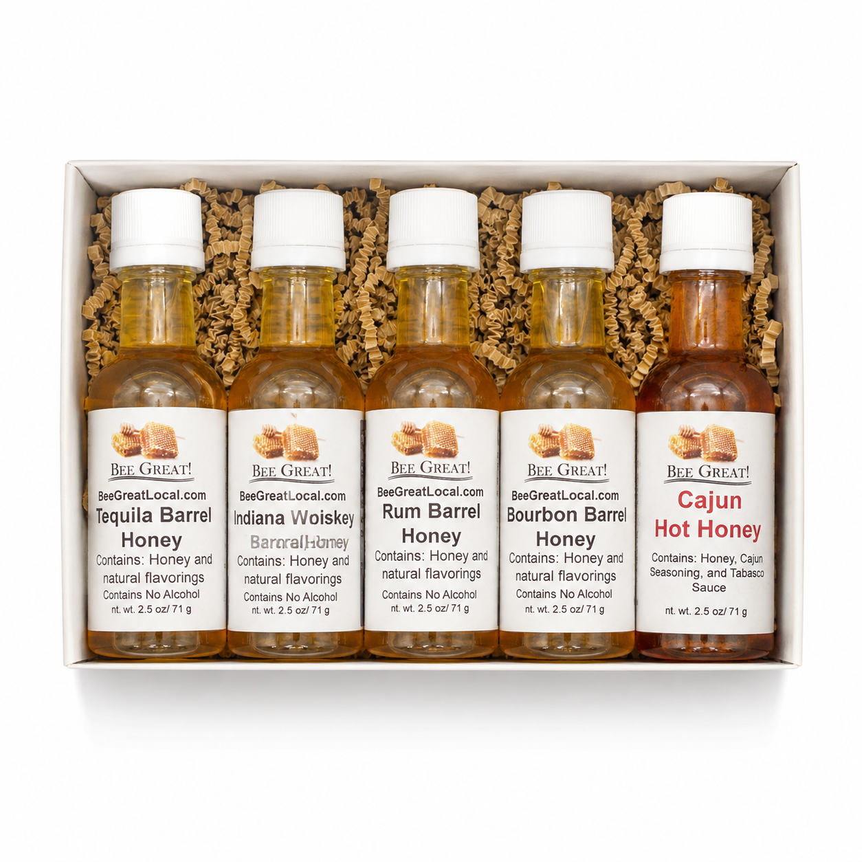 Bee Great Barrel-Aged Honey Sampler Gift Box