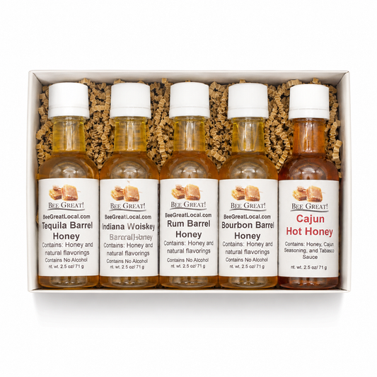 Bee Great Barrel-Aged Honey Sampler Gift Box