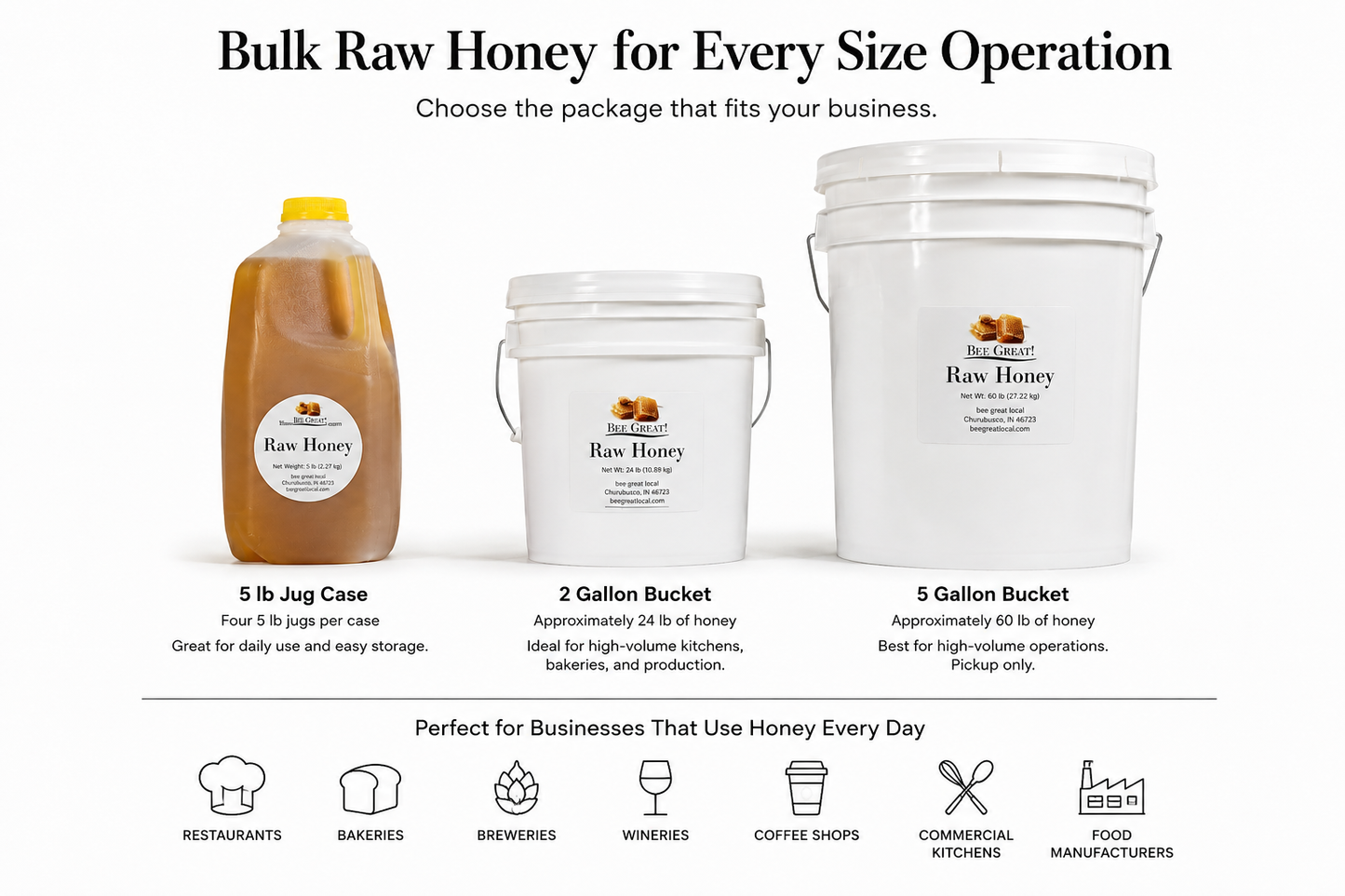 Raw Honey – Bulk