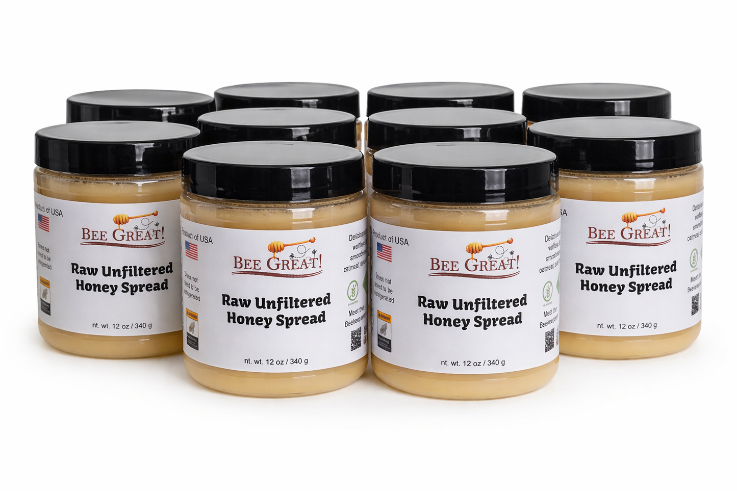 Honey Spread – Bulk Packs (12 & 24 Jars)