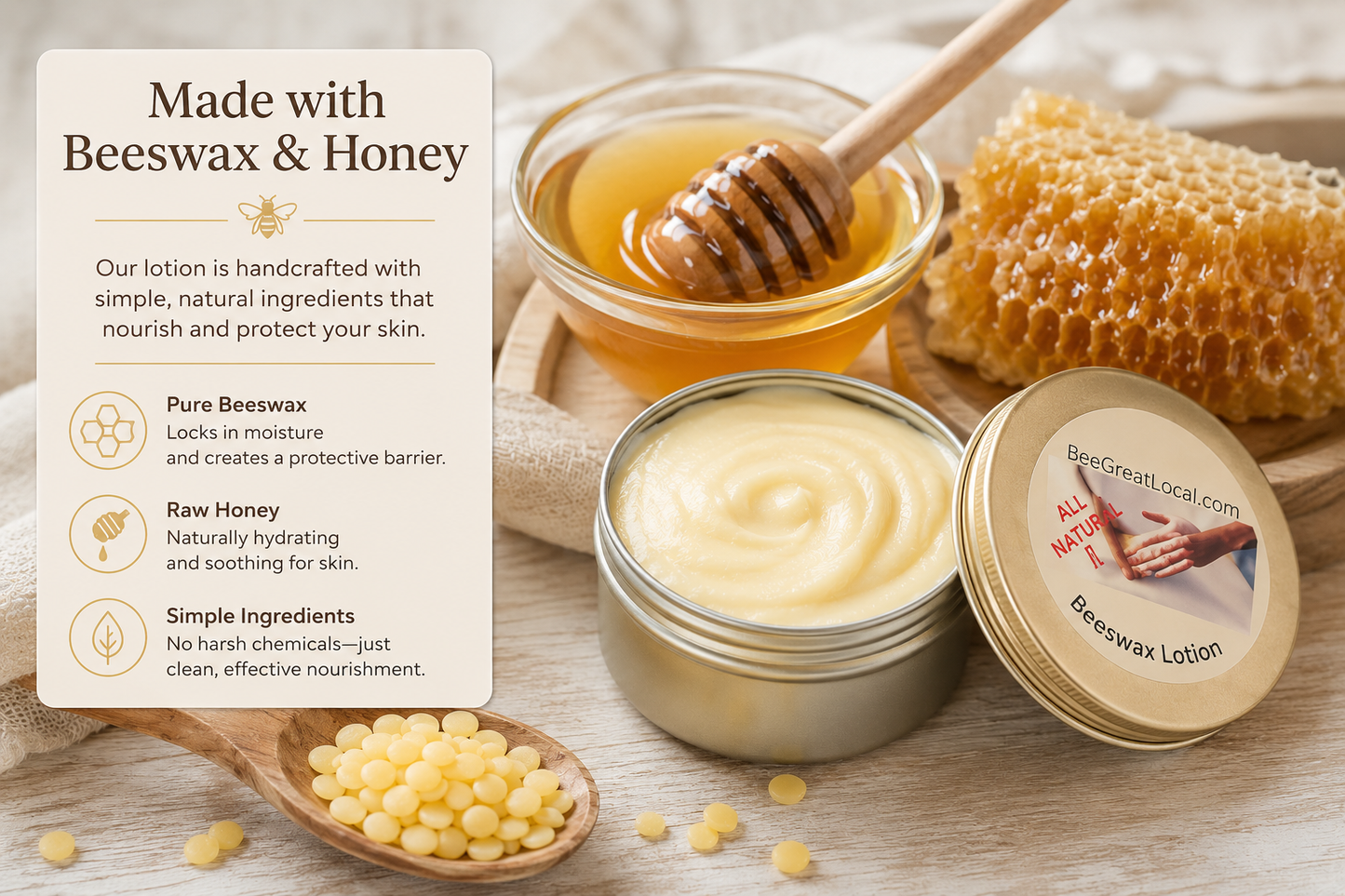 Bee Great Beeswax Hand Lotion