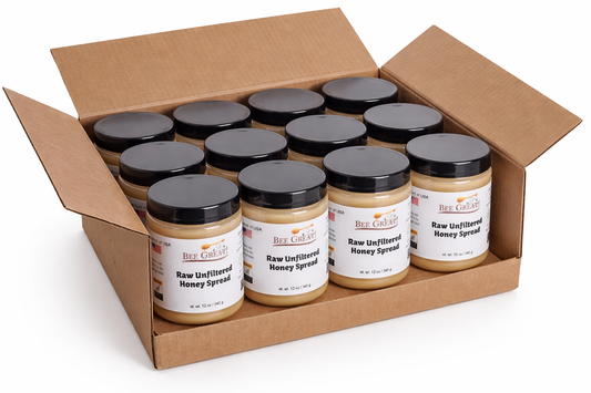 Honey Spread – Bulk Packs (12 & 24 Jars)