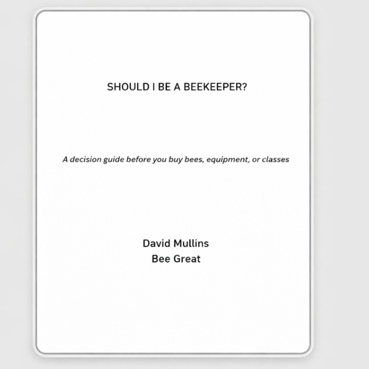 Should I Be a Beekeeper?