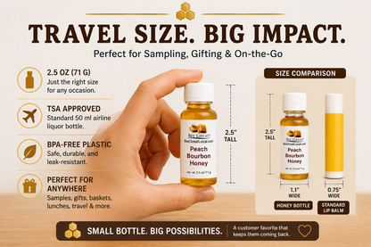Travel Size Honey Bottles – Display Packs