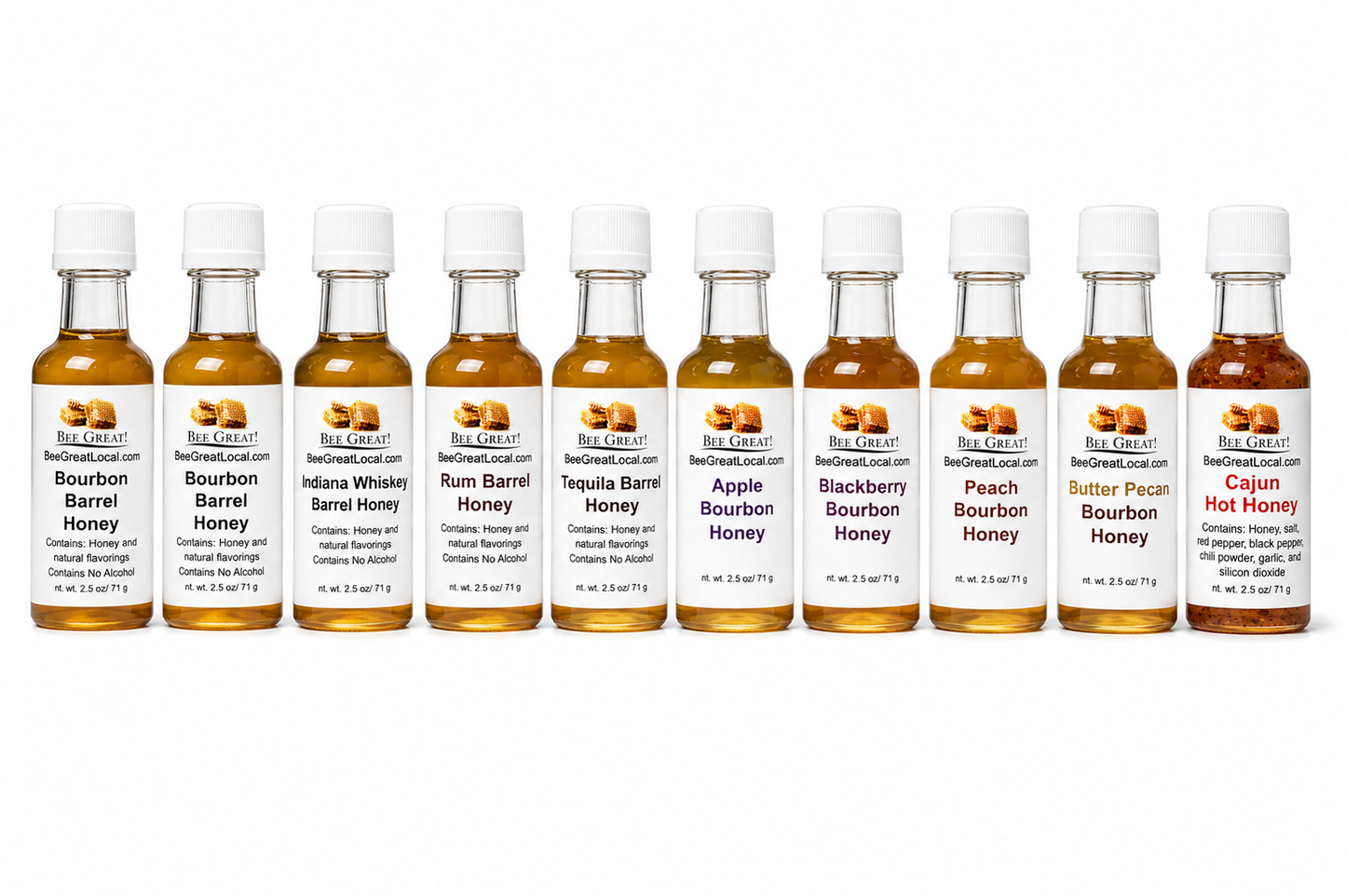 Travel Size Honey Bottles – Display Packs