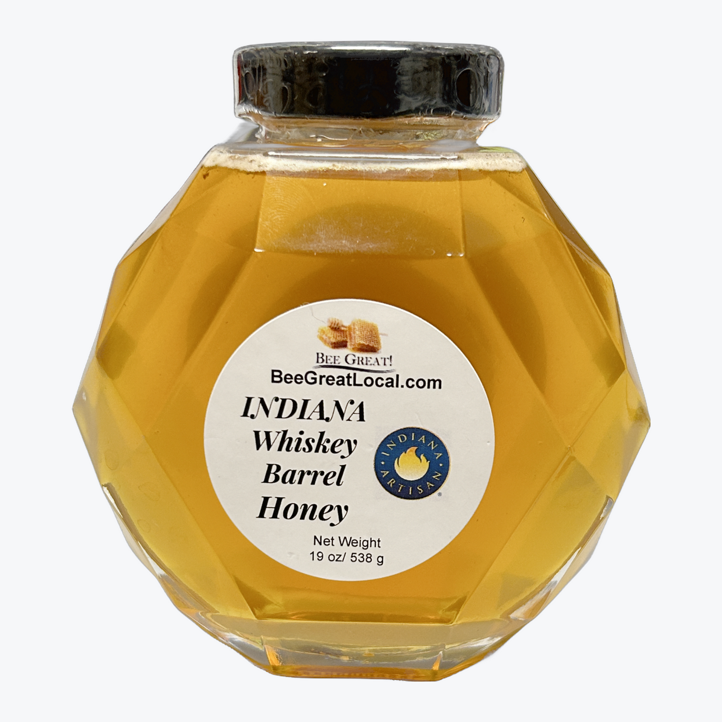Barrel-Flavored Raw Honey (19 oz)