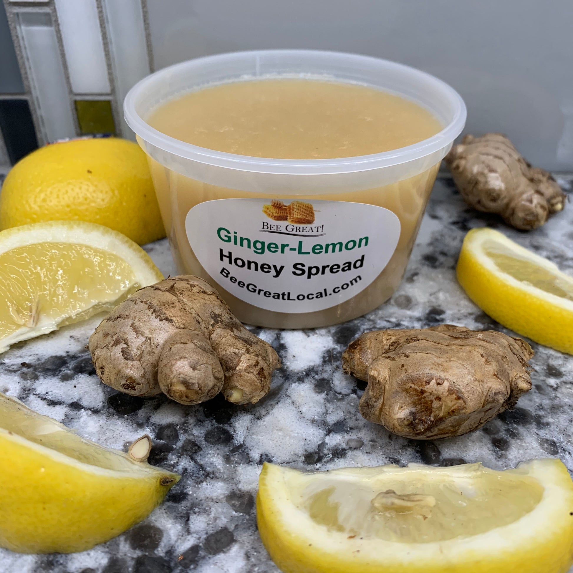 ginger lemon spreadable honey