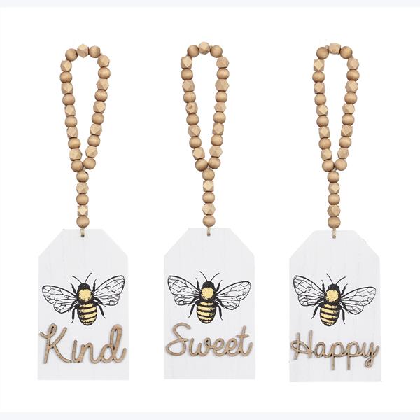 Bee Sign with Beads