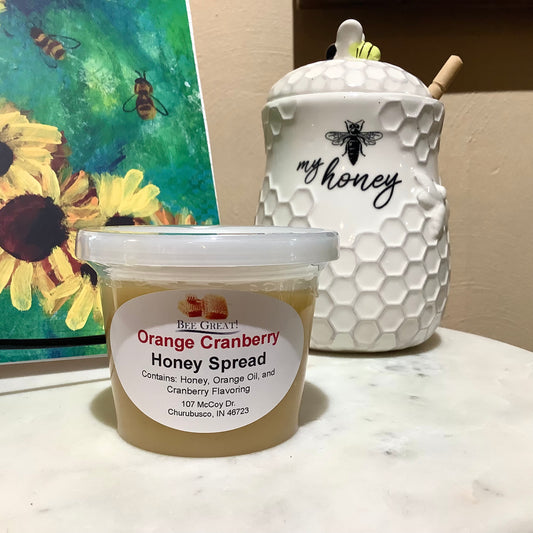 Orange Cranberry Spreadable Honey