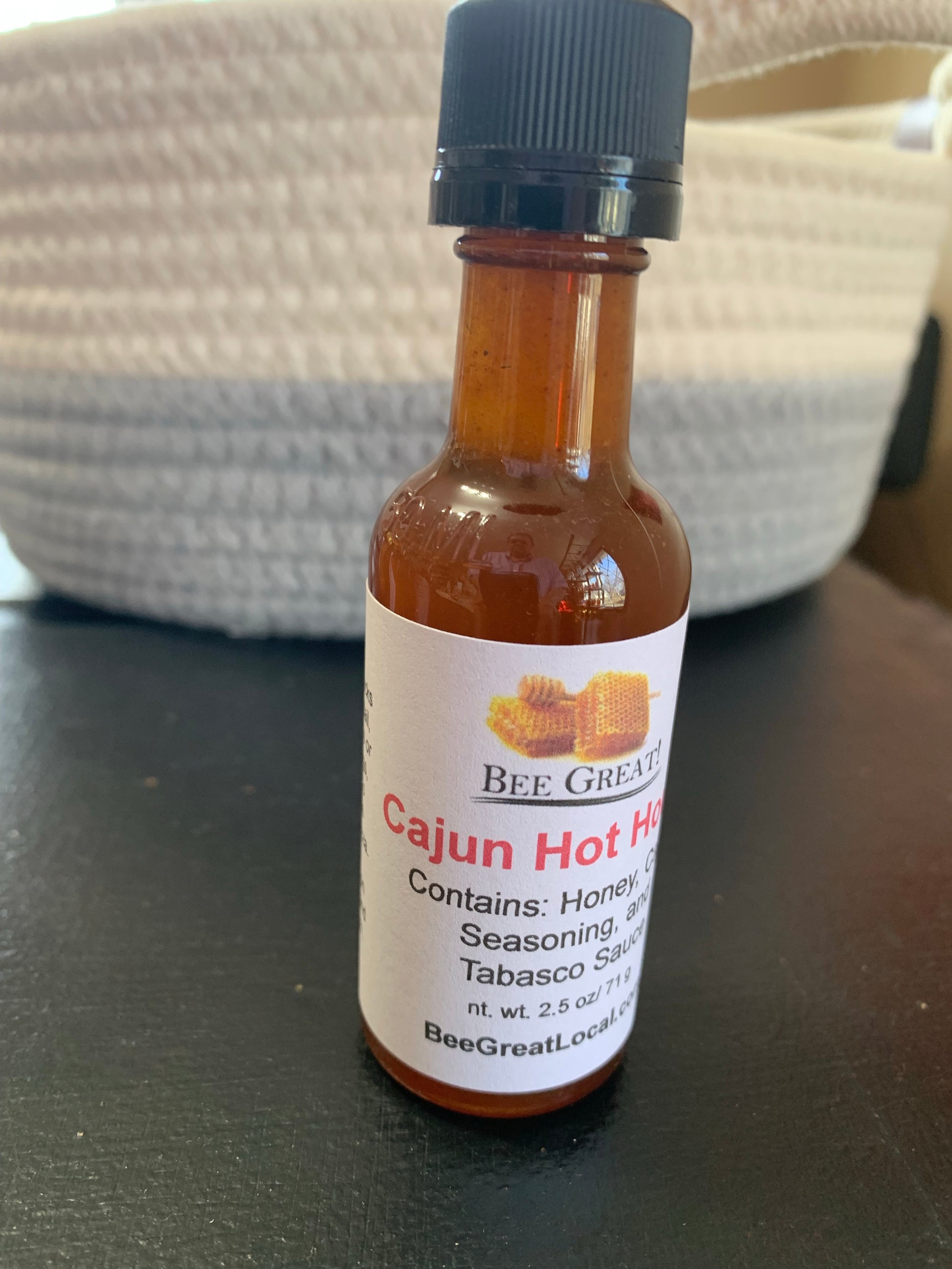 traveling size bottle cajun hot honey