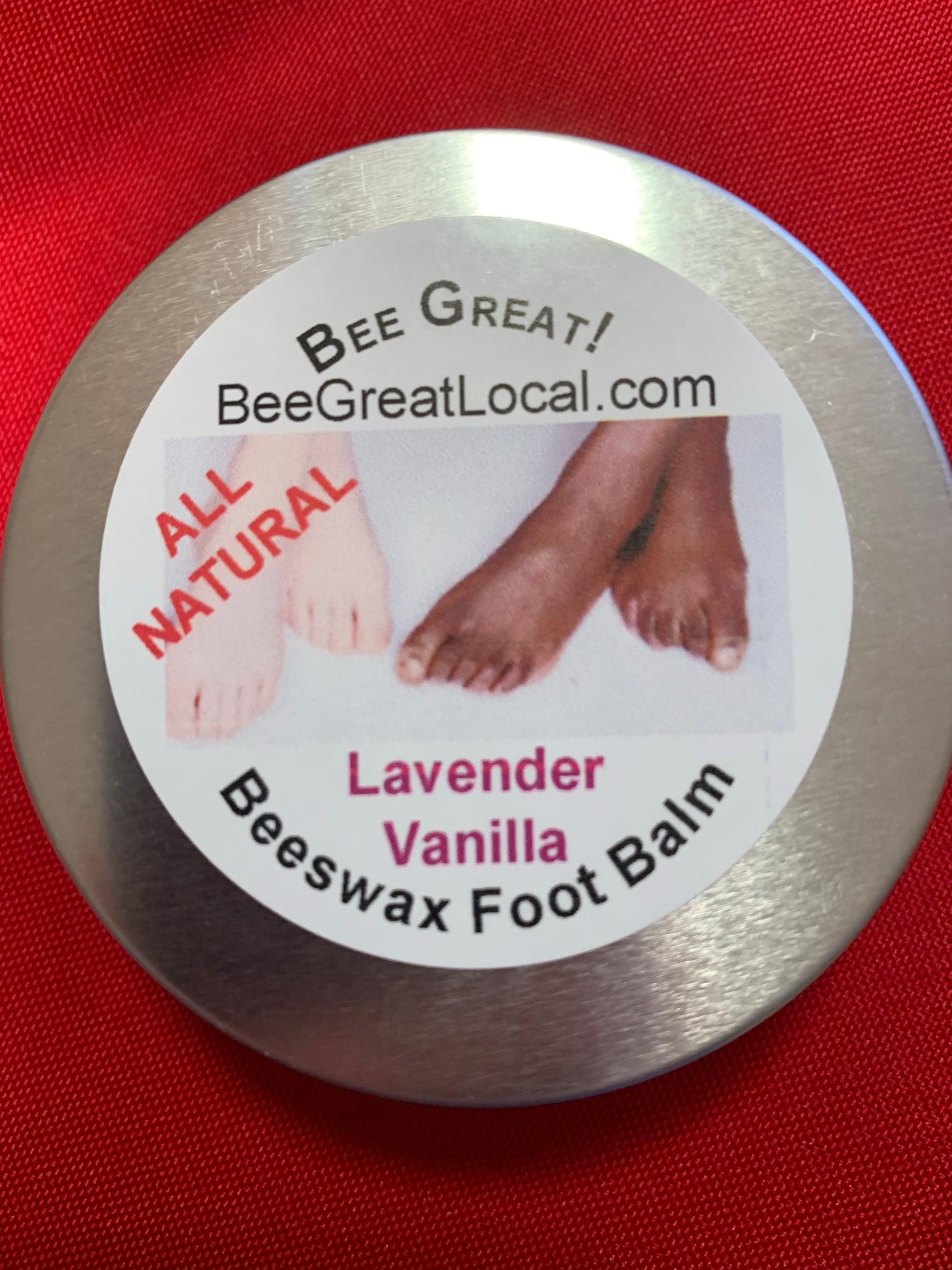 beeswax foot balm lavender vanilla