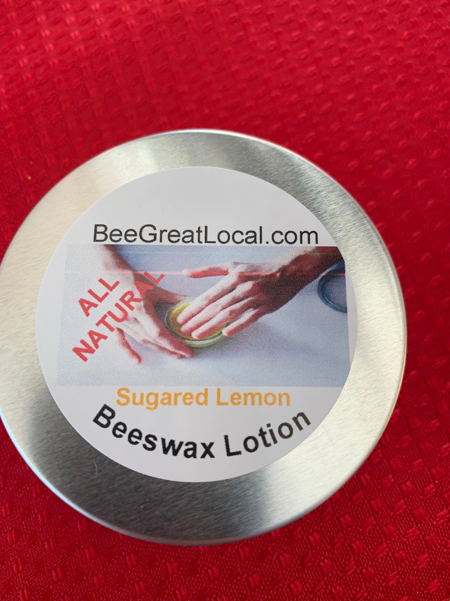 beeswax hand lotion sugared lemon